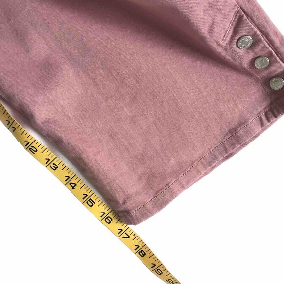 NWT Gloria Vanderbilt Womens Skimmer Capris Pink Sasha 16 All Around Slimming - Picture 9 of 10
